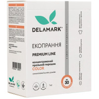 Пральний порошок DeLaMark Premium Line Color з ефектом кондиціонера 1 кг (4820152330970), фото 1