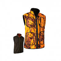 Флисовый жилет Gamekeeper Bonded Fleece Waistcoat 78 Orange GH Camo