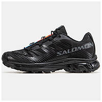 Мужские кроссовки Salomon XT-4 Advanced Black, черные кроссовки саломон адвансед