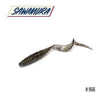 Силиконовая приманка, Съедобный силикон Твистер Sawamura One'Up Curly 3.5" 6 шт. 166