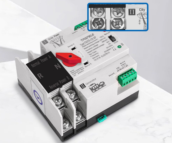 Купить Автомат введення резерву MCB 2P 100А 220В переключатель TXATS ...