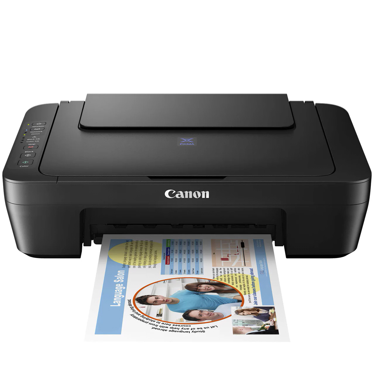 Принтер МФУ CANON E414 СНПЧ 3в1 многофункциональный струйный Кэнон сканер ксерокс копир цветной GL_55 - фото 5 - id-p1847188970