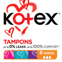 Тампоны Kotex Normal 8 шт. (5029053534534)