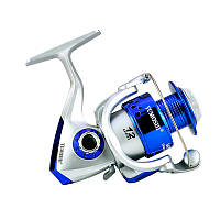 Катушка безынерционная Yumoshi SA Silver-Blue размер 6000 для рыбалки спиннинга SKU-77
