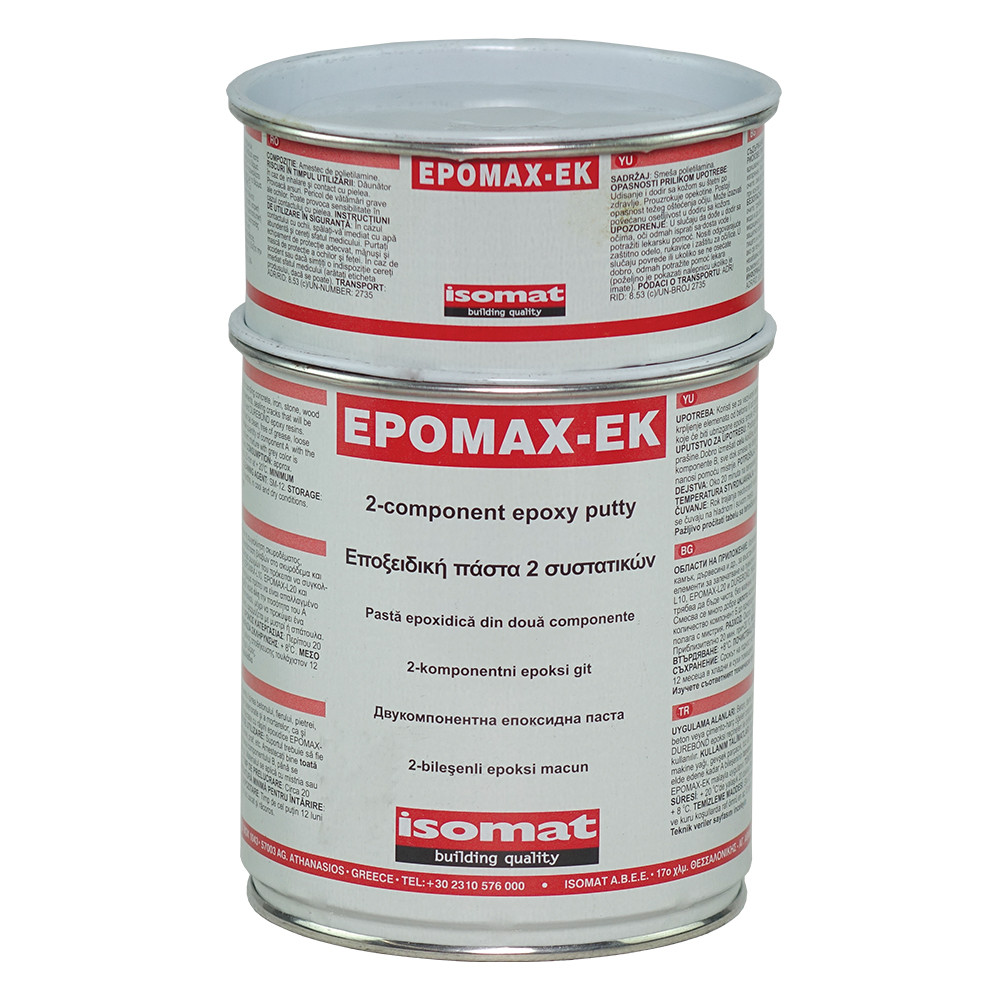 Эпомакс-ЕК / Epomax-EK - двокомпонентна епоксидна шпаклівка (комплект 1 кг)