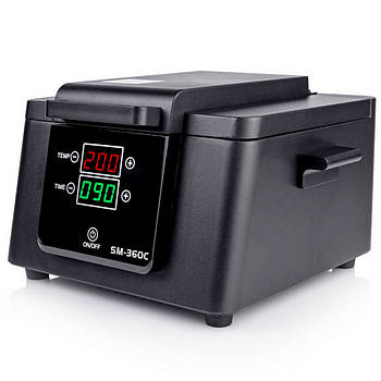 Сухожарова шафа SM-360C BLACK для інструментів / Сухожар / Стерилізатор для манікюру з дисплеєм