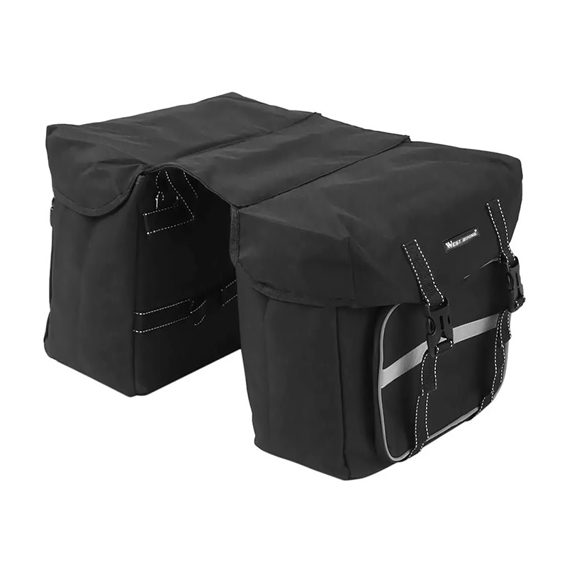 Сумка велосипедная West Biking 0707211 Black на багажник объем 12L SKU-77 - фото 3 - id-p1847200135