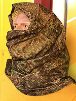 Маскировочный шарф многофункциональный в 4х цветах : варан, пиксель, тундра, камыш)