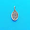 Срібна ладанка Семистрільна Богородиця християнський медальйон зі срібла 925 проби (2,18г), фото 2
