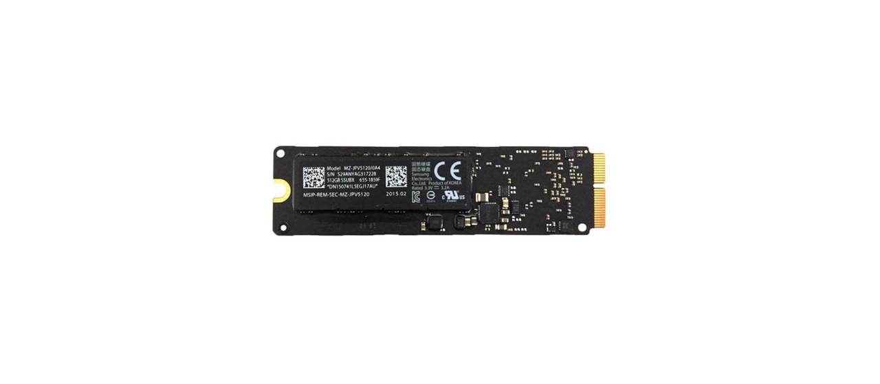 SSD Apple A1465 A1466 12+16 pin (PCI 3.0x4) 128Gb MZ-JPV128S/0A2 для MacBook Air, PRO, iMac (2013-2017) бв
