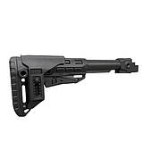 Пряма приклада DLG TACTICAL з регульованим підщічником Mil-Spec з трубкою (антабка на 2 сторони), фото 5