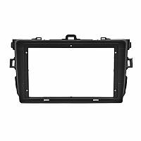 Переходная рамка 9" Lesko для автомобиля Toyota Corolla 2007-2013гг. TO 181N Black Тойота KRO-89