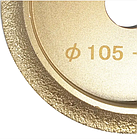 Диск SHIJING алмазний для заокруглення кромки Ø105х10х20 GW-R, фото 4