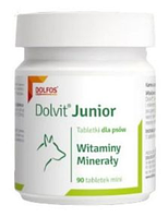 Долвит Юниор Мини Dolvit Junior Mini Dolfos витаминный комплекс для нормального роста щенков, 90 мини таблеток