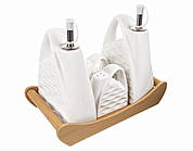 Набір для спецій Lefard 22x11,7x18,5см 5 предметів (944-062)