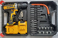 Шурупокрут акумуляторний ударний DeWALT DCD771 21V 4Ah Акумуляторний шурупокрут Деволт 21 вольти 4 А з набором