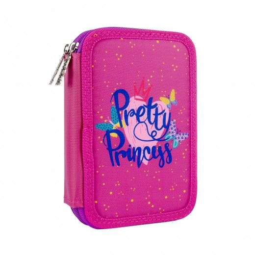Пенал шкільний (2 відділення) SMART HP-01 Pretty Princess