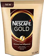 Нескафе кофе Голд растворимый 310 грамм в мягкой упаковке
