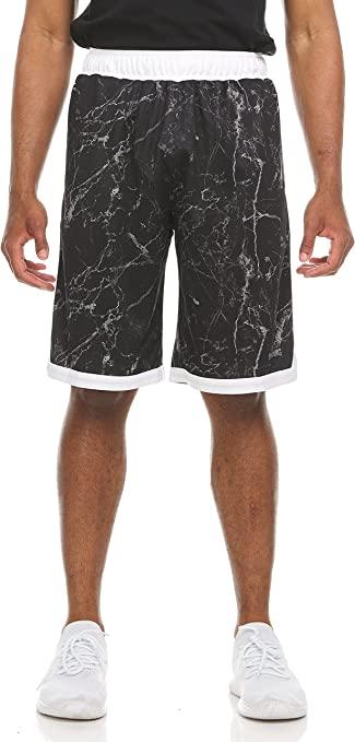 Шорти баскетбольні Spalding Mens Extreme Performance Marble Basketball Shorts чорні (SMS1995-137)