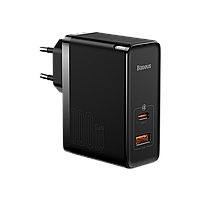 Мережевий зарядний пристрій Baseus GaN5 Pro 2 порти, USB + Type-C 100W Чорний (CCGP090201)