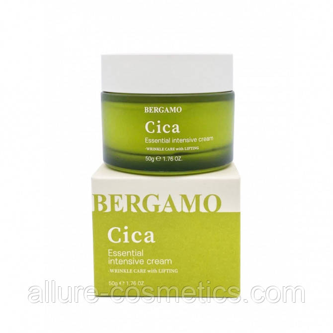 Інтенсивний крем для обличчя з центелою BERGAMO Essential Intensive Cream 50g # Cica