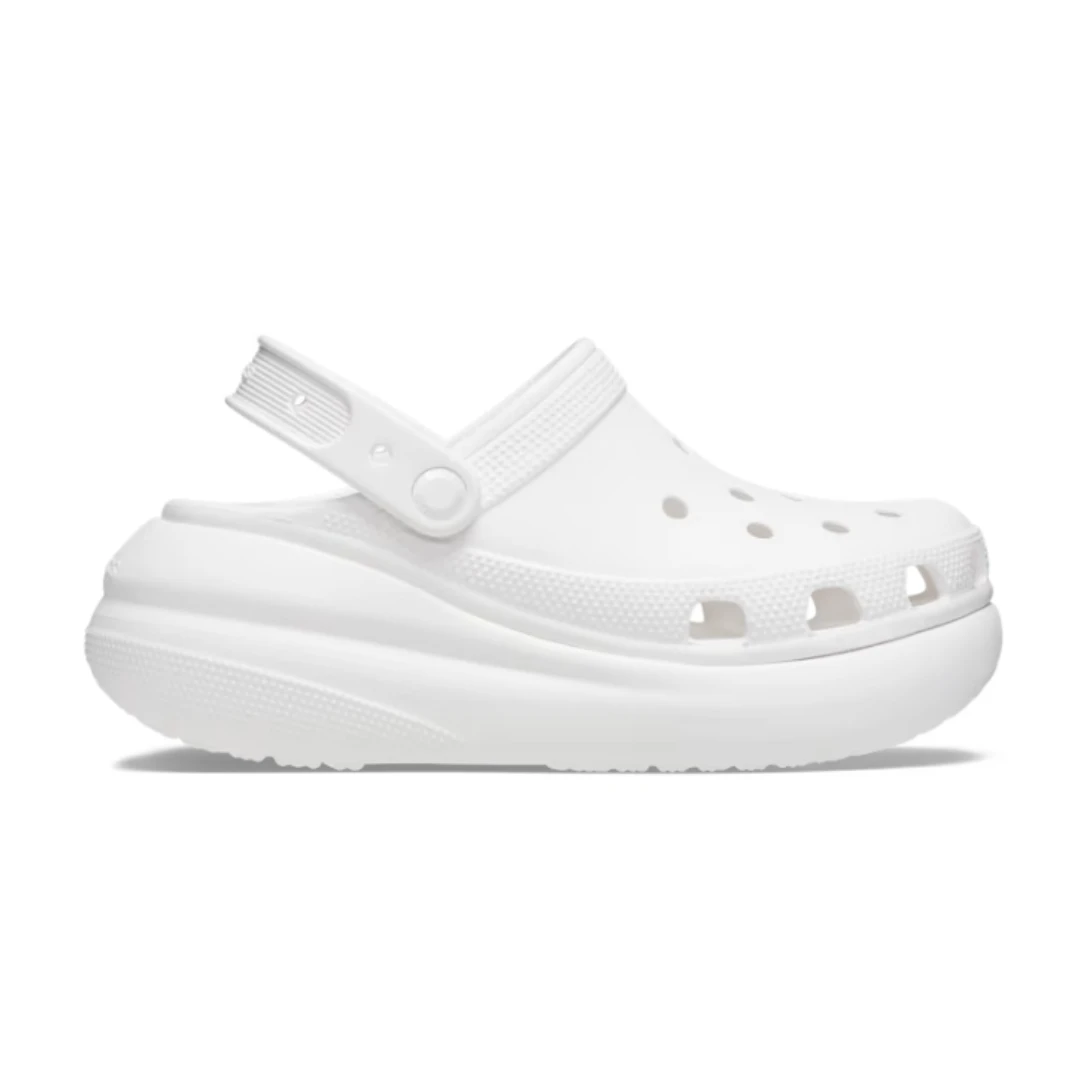 Сабо на високій платформі Crocs Classic Crush Clog 42 р 27-27.5 см Білі 207521-M9/W11 White