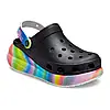 Сабо на високій платформі Crocs Classic Crush Clog 45 р 29.2-29.7 см Різнокольорові 208057-M12/W14 Multi Spray, фото 2