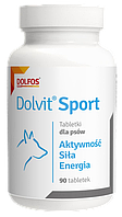 Долвит Спорт Dolvit Sport Dolfos витамины для активных, спортивных, рабочих собак, 90 таблеток