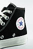 Жіночі кеди Converse Des Garcons Play High Black (Чорно-білі) Високі кеди Конверс Дес Гарконс Унісекс, фото 10