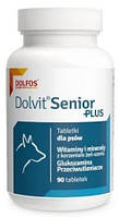 Долвит Сеньор Плюс Dolvit Senior Рlus Dolfos витаминно-минеральный комплекс для пожилых собак, 90 таблеток