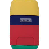 Точило Buromax RUBBER TOUCH/large, container, eraser (BM.4771-1)