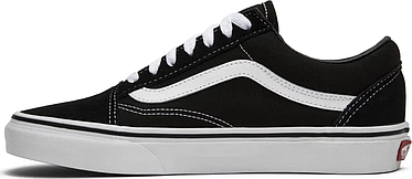 Кеди низькі Vans Old Skool Classic Black White, фото 2