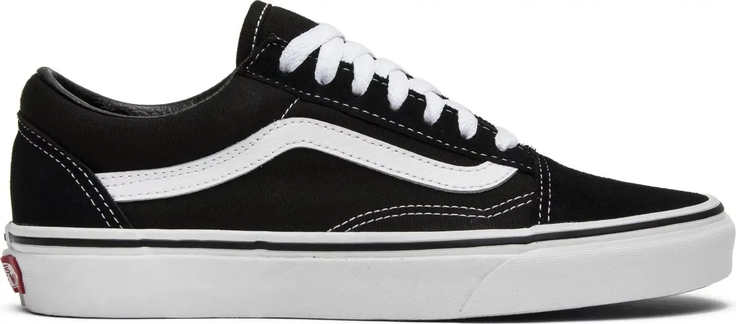 Кеди низькі Vans Old Skool Classic Black White, фото 1
