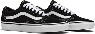 Кеди низькі Vans Old Skool Classic Black White, фото 4