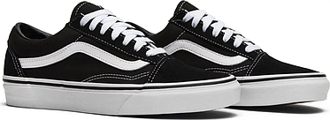 Кеди низькі Vans Old Skool Classic Black White, фото 3