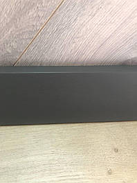 Плінтус підлоговий Korner XPS Verona KX05. Колір: Сірий браш Розміри (В/Ш/Д): 80х16х2400