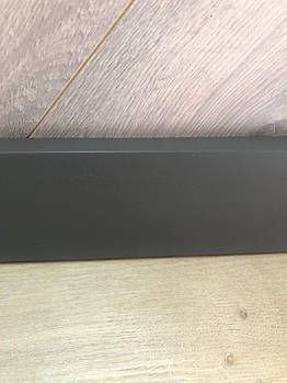 Плінтус підлоговий Korner XPS Verona KX05. Колір: Сірий браш  Розміри (В/Ш/Д): 80х16х2400