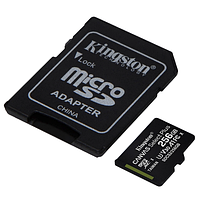 Карта пам'яті microSDXC 256Гб Class 10 (UHS-1) 100Мб/с Kingston Canvas Select Plus + adapter SD, фото 2