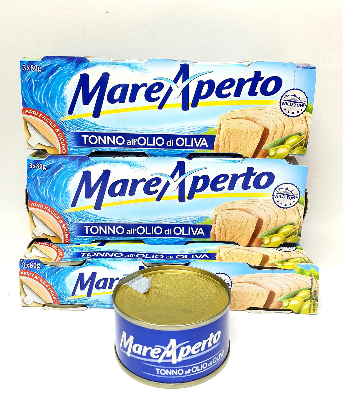 Тунець в оливковій олії Mare Aperto, 60 г