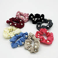 Об'ємна резинка для волосся з тканини