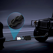 Кабель USB Lightning ColorWay CW-CBUL045-BK 2,4A 1м чорний, фото 5