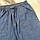 Чоловічі джинсові шорти на резинці 3-10XL Olser (батальні розміри), фото 2