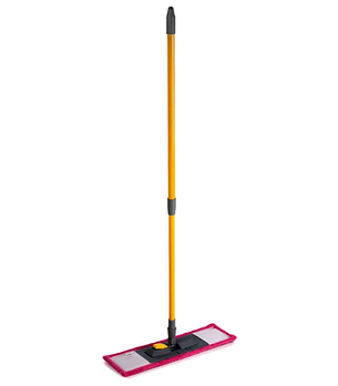 Швабра телескопічна мікрофібра 40см метал.кий 125см 8111 фіолетовий МАКСУС+