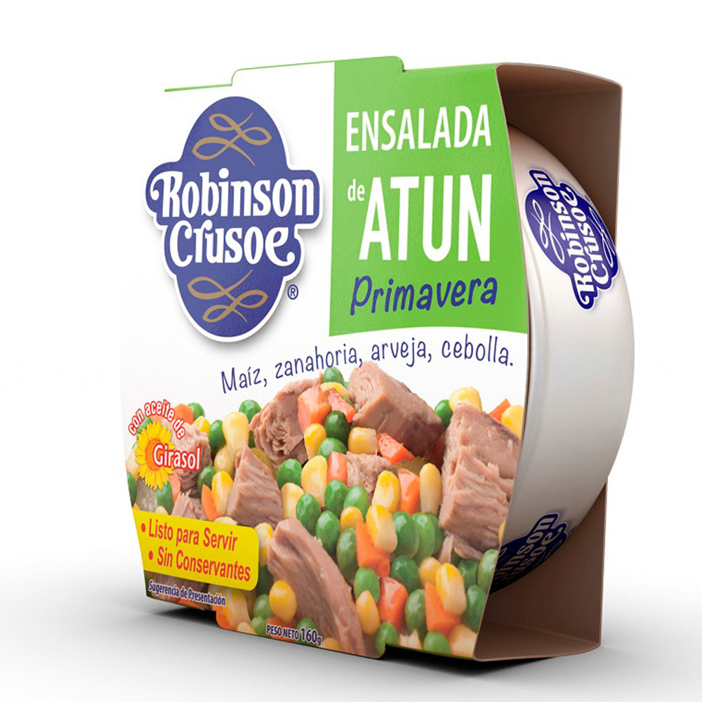 Салат з тунцем Robinson Crusoe Primavera, 160г