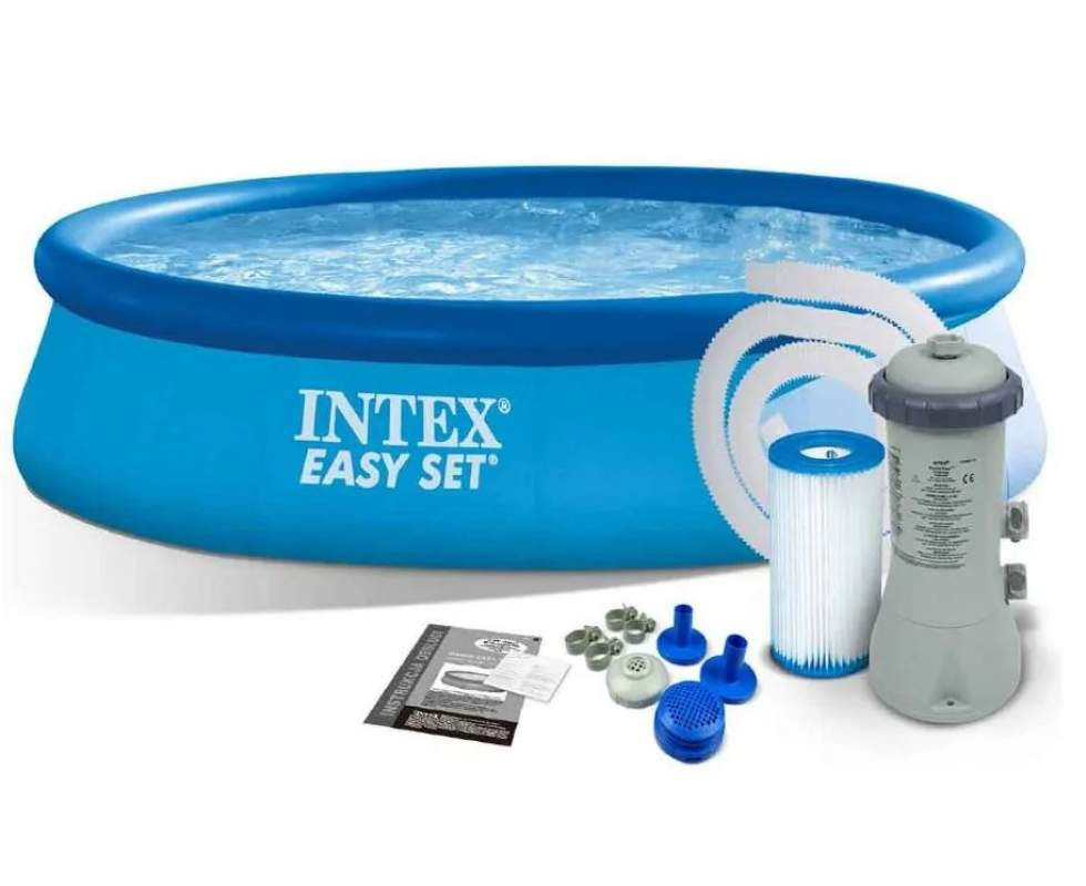 Intex 28118, надувний басейн 305 x 61 см Easy Set з фільтром