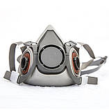 Напівмаска респіратор з фільтрами типу 3М, фото 2