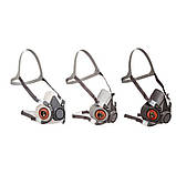 Напівмаска респіратор з фільтрами типу 3М, фото 6