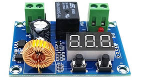 Модуль захисту акумулятора від розряду XH-M609 з вольтметром 6-36В HCW-M635
