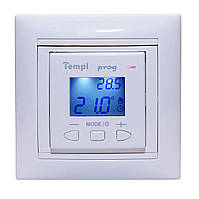 Терморегулятор Templ LTC 070 PROG white (білий), для теплої підлоги, 16А 3200 Вт