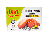 Филе норвежского лосося в оливковом масле DIDI Filetes de salmon, 120г